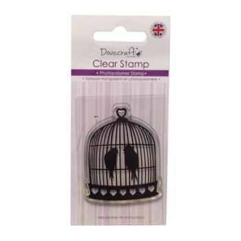 Dovecraft Clear Stamps - Birdcage