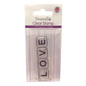 Dovecraft Clear Stamps - Love