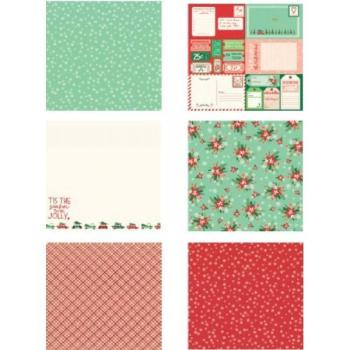 DCWV 12x12 Paper Pad Hand-Painted Christmas