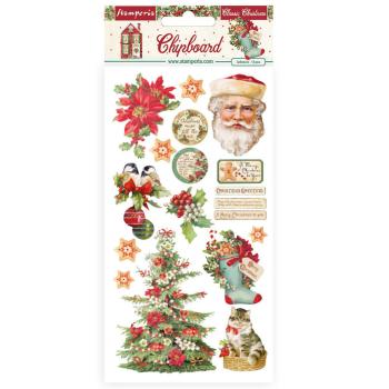 Stamperia Chipboard 15x30 cm Classic Christmas #36