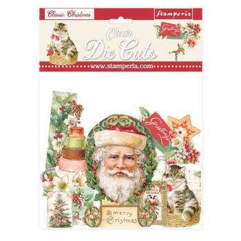 Stamperia Clear Die cuts Classic Christmas DFLDCP09