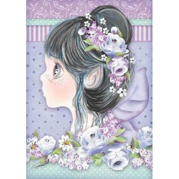 Stamperia A4 Rice Paper Lilac Fairy #4411