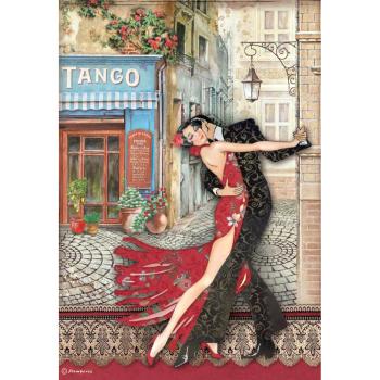 Stamperia A4 Reispapier Desire Tango #4717