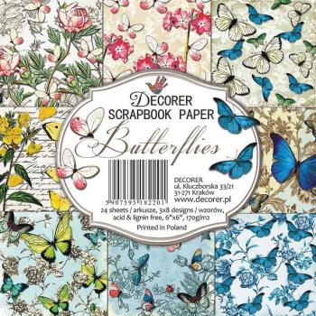 Decorer 6x6 Paper Pad Butterflies