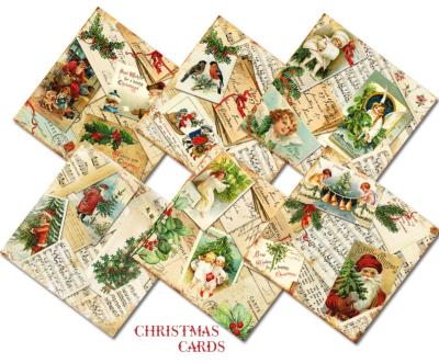 #962 Decorer 8x8 Paper Pad Christmas Cards