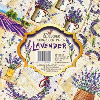 #961 Decorer 8x8 Paper Pad Lavender