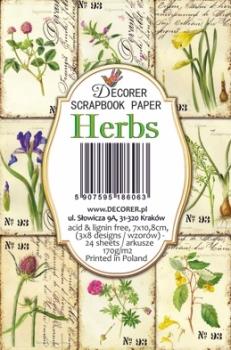 #110 Decorer Mini Scrapbook Paper Set Herbs