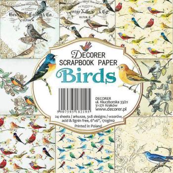 #219 Decorer 6x6 Paper Pad Birds