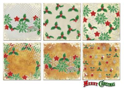 Decorer 8x8 Paper Pad Merry Christmas
