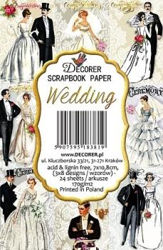 #85 Decorer Mini Scrapbook Paper Set Wedding
