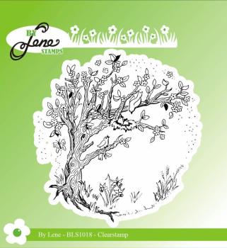Dixi Craft by Lene Clear Stamp Spring Tree BLS1018