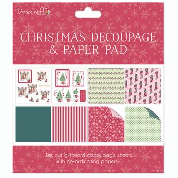 Dovecraft Christmas FSC Decoupage Paper Pad Scenes #004