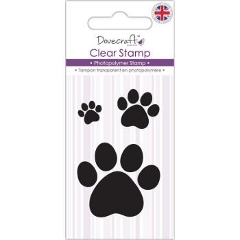 Dovecraft Clear Stamp Paw Prints #DCSTP075