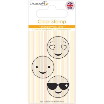 Dovecraft Clear Stamp Smiley Shades #DCSTP085