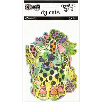 Dyan Reaveley's Dylusions Die Cuts Colored Animals