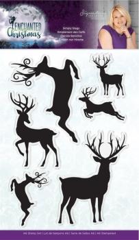 Enchanted Christmas Clear Stamps Set Simply Stags
