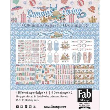 SALE FabScraps Card Kit Summer Loving #MC93001A