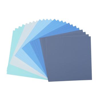 Florence Cardstock Paper 12X12 Multipack Blau 2923-01