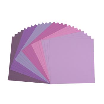Florence Cardstock Paper 12X12 Multipack Violet