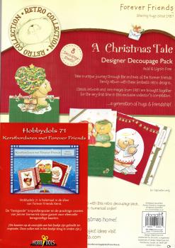 Forever Friends A4 Designer Decoupage Pack A Christmas Tale