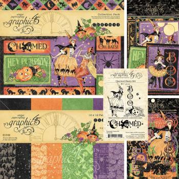 Graphic 45 Charmed Scrapooking KIT mit Stempel