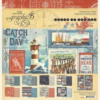 Graphic 45 12x12 Paper Pack Catch of the Day (4502176)