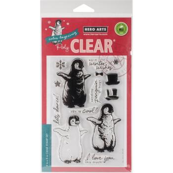 Hero Arts Clear Stamp Color Layering Baby Penguin #188