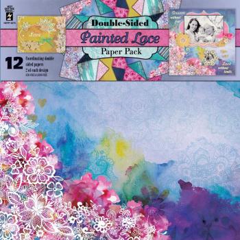 Hot Off The Press 12x12 Paper Pack Painted Lace #HOTP4273