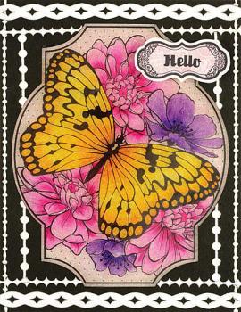 Hot Off The Press Coloring Book Butterflies