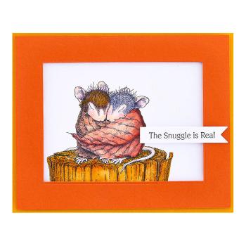 House Mouse Designs Cling Stamp Snuggle Up RSC-019