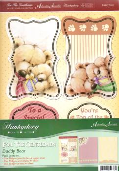 Hunkydory Crafts Daddy Bear Luxury Topper Set