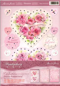 Hunkydory Crafts Happy Anniversary Luxury Topper Set
