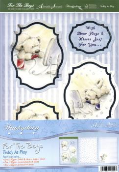 Hunkydory Crafts Teddy at Play Luxury Topper Set