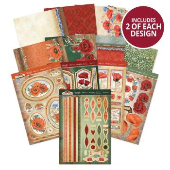 Hunkydory Perfect Poppies Luxury Topper Collection