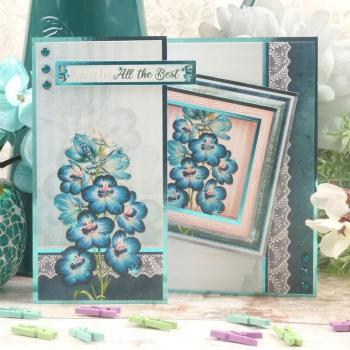 Hunkydory Deluxe Craft Pads Teal Treasures #106