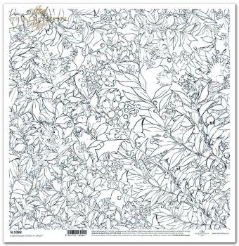 ITD Collection 12x12 Sheet Decorated with Frost SL1088