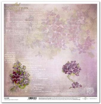 ITD Collection 12x12 Sheet Flower Post SL1104