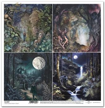 ITD Collection 12x12 Sheet Mysterious Creatures SL1487