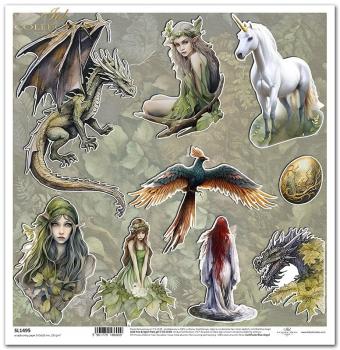 ITD Collection 12x12 Sheet Mysterious Creatures SL1495