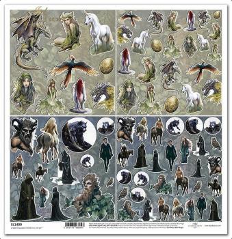 ITD Collection 12x12 Sheet Mysterious Creatures SL1499