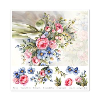 ITD Collection Spring Bouquet 12x12 Paper Pad #076