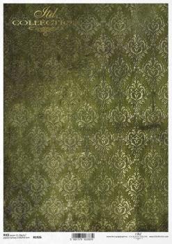 ITD A4 Rice Paper Shades of Green Wallpaper #1926