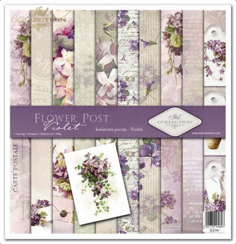 ITD Collection 12x12 Paper Pad Flower Post Violet #44