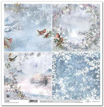 ITD Collection 12x12 Paper Sheet Decorated w. Frost #1090