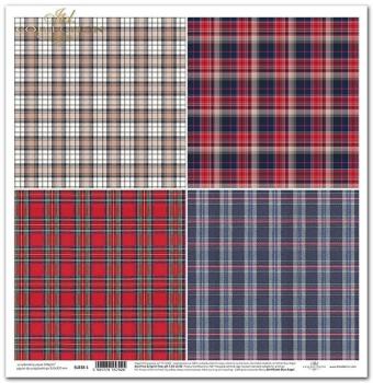 ITD Collection 12x12 Sheet Scottish Style Cards #838