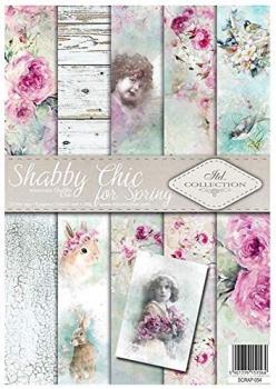 ITD Collection A4 Paper Pack Shabby Chic for Spring