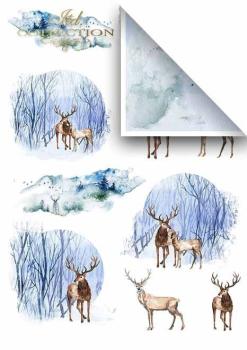 ITD Collection A4 Paper Pack Winter Animals