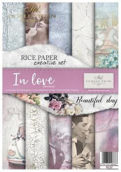 ITD Collection A4 Rice Paper Creative Set In Love
