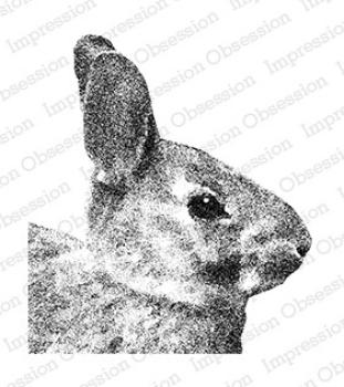 Impression Obsession Cling Stamp Rabbit Face