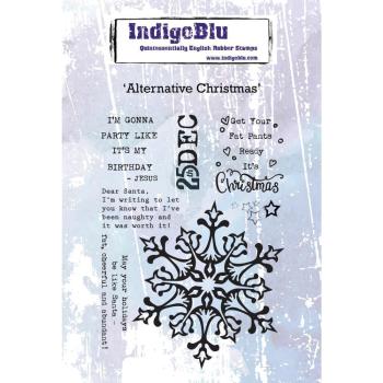 IndigoBlu Cling Mounted Stamps Alternative Christmas #475